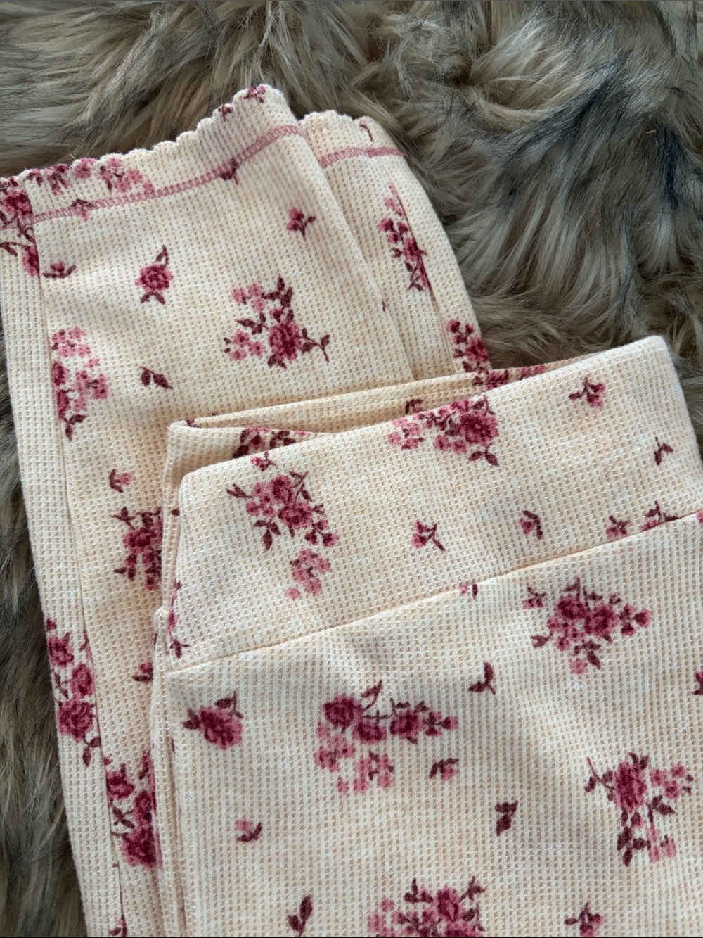 LAURA ASHLEY Thermal Pajama Set Under Garment Set - Picture 3 of 7